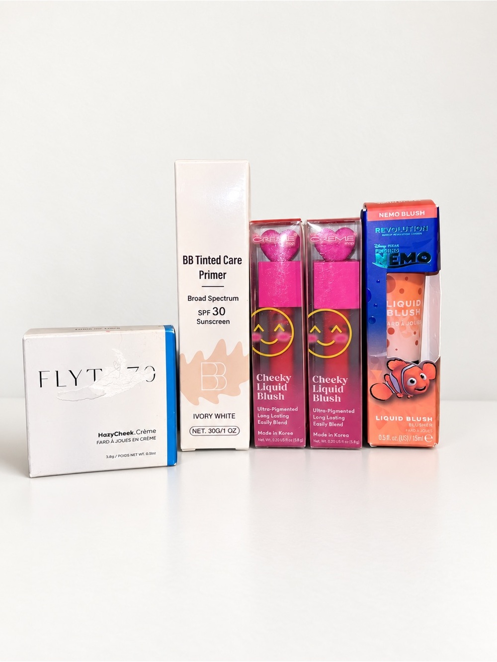 5-Piece Blush & Primer Bundle | FLYTE.70, Crème Shop & Disney Nemo